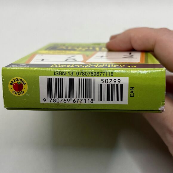 Brighter Child Mathematics 54 Flash Cards Math Addition 0-12 - Picture 3 of 3